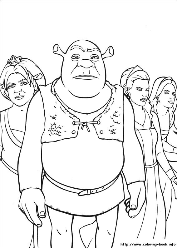 Shrek the Third coloring picture